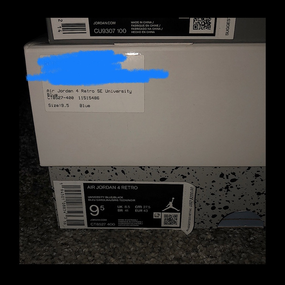 Jordan 4 UNC DS